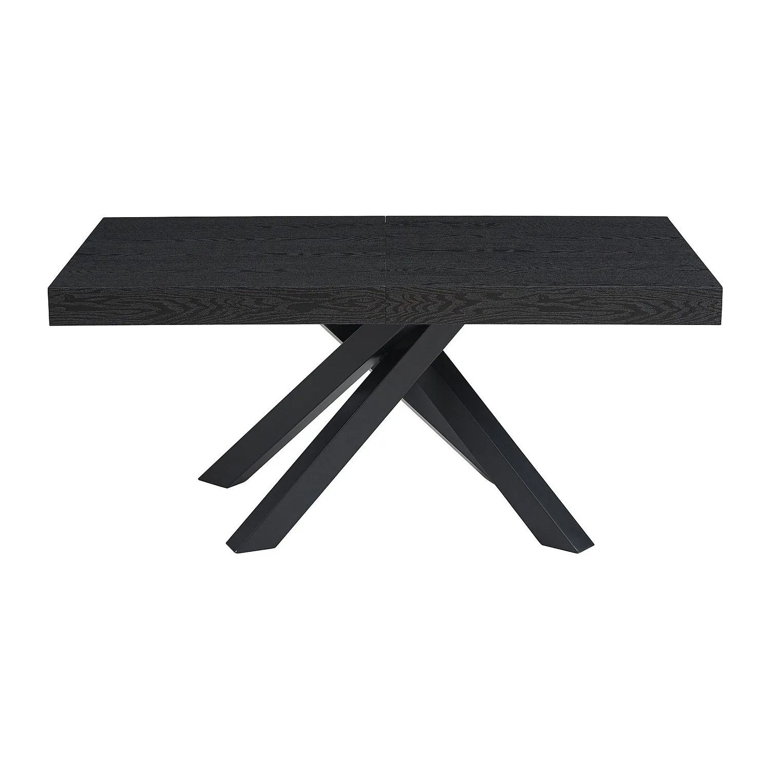 Vente-unique Esstisch Catonav Schwarz 200 cm  160 cm  240 cm