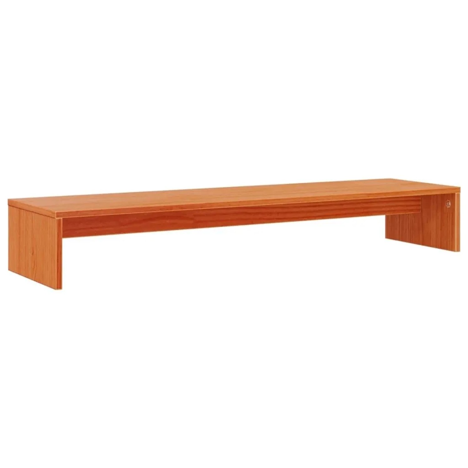 vidaXL Monitorständer Wachsbraun 100x27x15 cm Massivholz Kiefer 847165