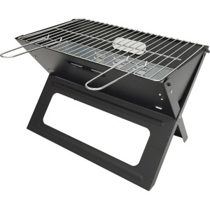 Activa Klappgrill Picknick, Holzkohlegrill mit verchromtem Grillrost und galvanisierter Feuerschale.