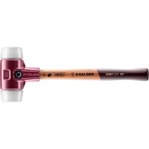 Halder Simplex Schonhammer Ø 50 mm Superplastik mit Tempergussgehäuse