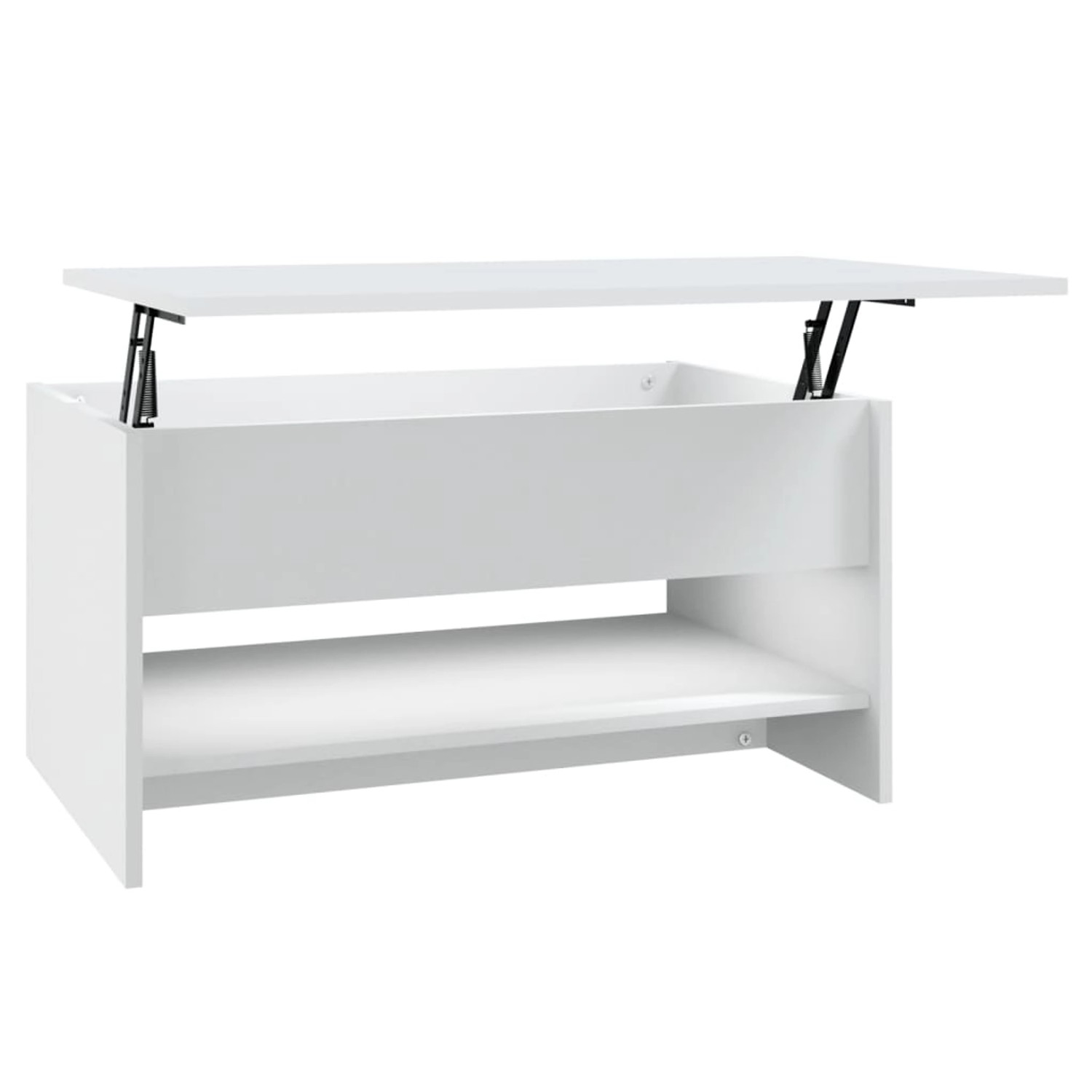 vidaXL Couchtisch Weiß 80x50x40 cm Holzwerkstoff 809656 günstig online kaufen