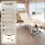 Tectake 3 Zonen Massageliege  Breite 61 cm  Polsterung 5 cm Inklusive Tragetasche  180 x 61 x 68 cm Beige_2