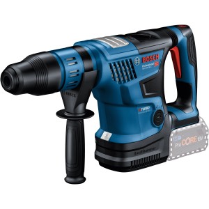 Bosch Professional Akku-Bohrhammer GBH 18V-36 C im Koffer, blau/schwarz, mit Zusatzhandgriff.