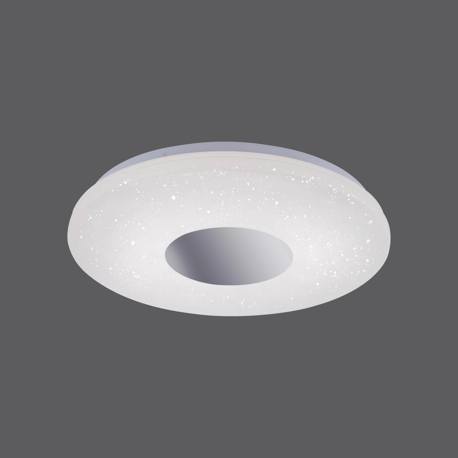 Just Light. LED-Deckenleuchte Lavinia Chrom IP44 mit Bewegungsmelder