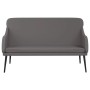 vidaXL Sitzbank Grau 110x76x80 cm Kunstleder 351433_3