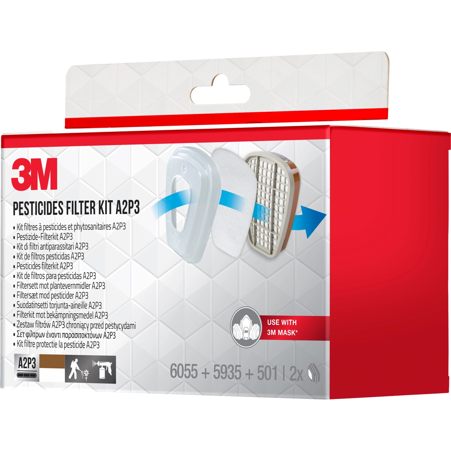 3M Pestizid-Filterkit  6003BC1 A2P3