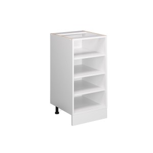 Vicco Küchenregal R-Line, offener Küchenschrank in Weiß, 40 cm breit, ohne Arbeitsplatte.