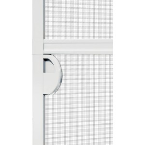 Windhager Fliegengitter Griff-Set, Aluminium, weiß, für Insektenschutzrahmen und -türen.