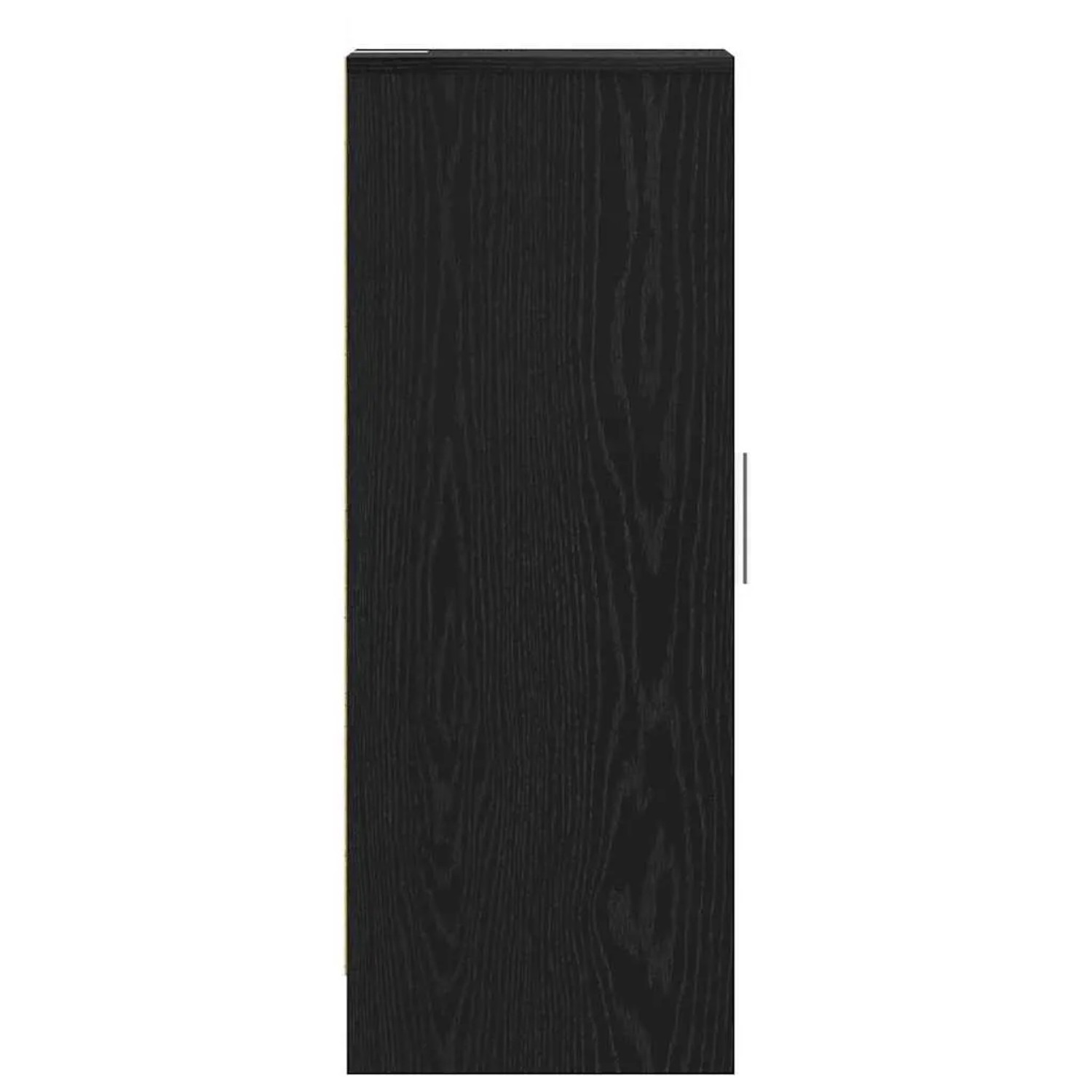 VidaXL Schuhschrank in Schwarz Eiche Optik, Holzwerkstoff, 32x35x92cm. Praktische Schuhkommode für den Flur.
