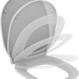 Ideal Standard Connect Air WC-Sitz, Weiß, mit Softclosing und Wrapover-Design.