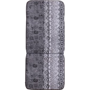 Beo Hochlehner-Saumkissen Elbasan Bali, grau gestreift, 116x47x5cm. Gartenstuhlauflage für hohen Sitzkomfort.