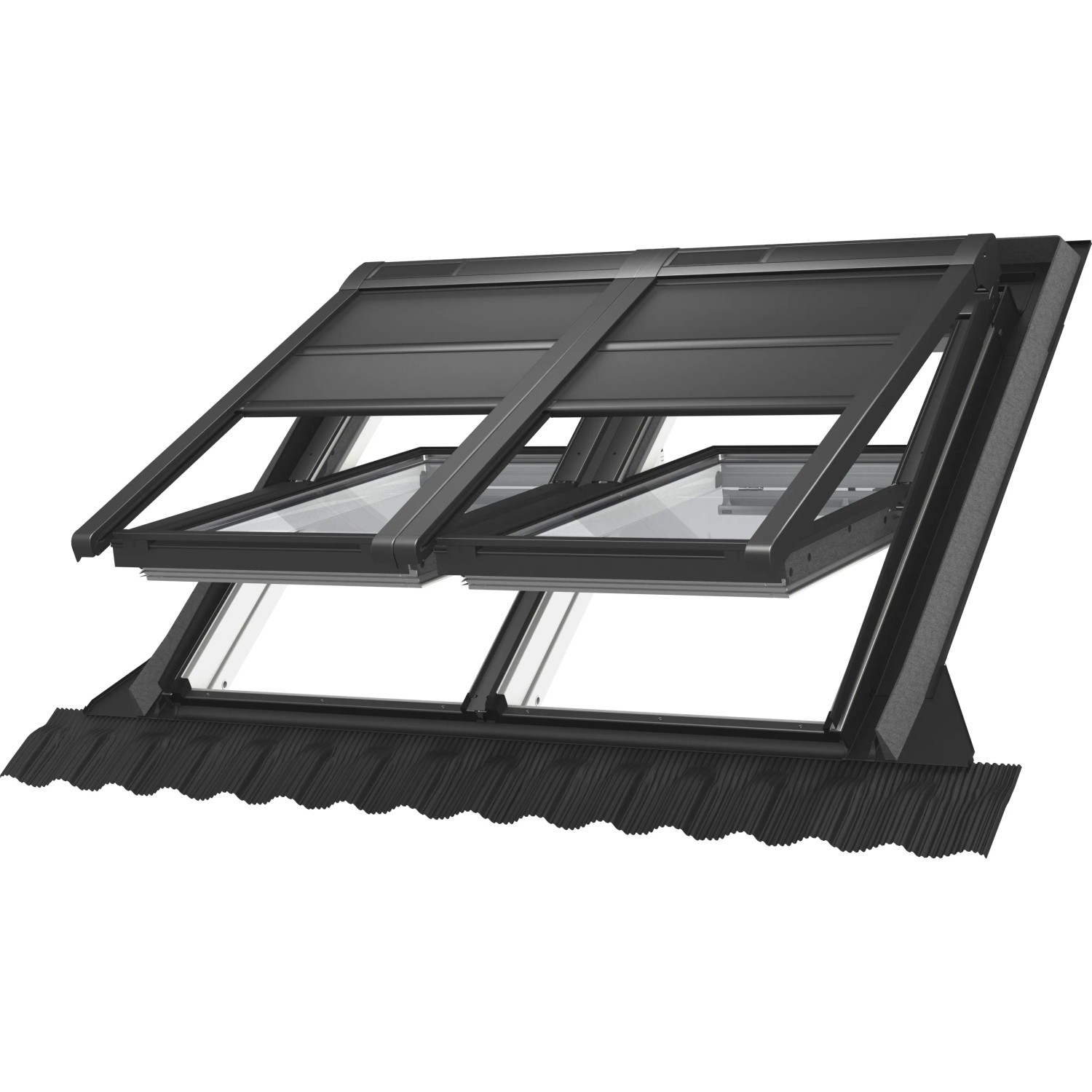 Velux Hitzeschutzmarkise mit Verdunkelung Solar SSS CK02, 55x78 cm für Dachfenster.