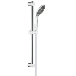 Grohe QuickFix Brausestangenset Vitalio Joy 110 Mono, Chrom, mit Handbrause und Brauseschlauch.