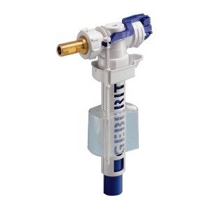 Geberit Füllventil Unifill, weiß, für Aufputz-Spülkasten. Ersatzteil mit einstellbarer Füllhöhe.