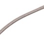 Flexibler Winkel-Anschlussschlauch, 14,9 mm (G 3/8) x 300 mm, aus Edelstahl.