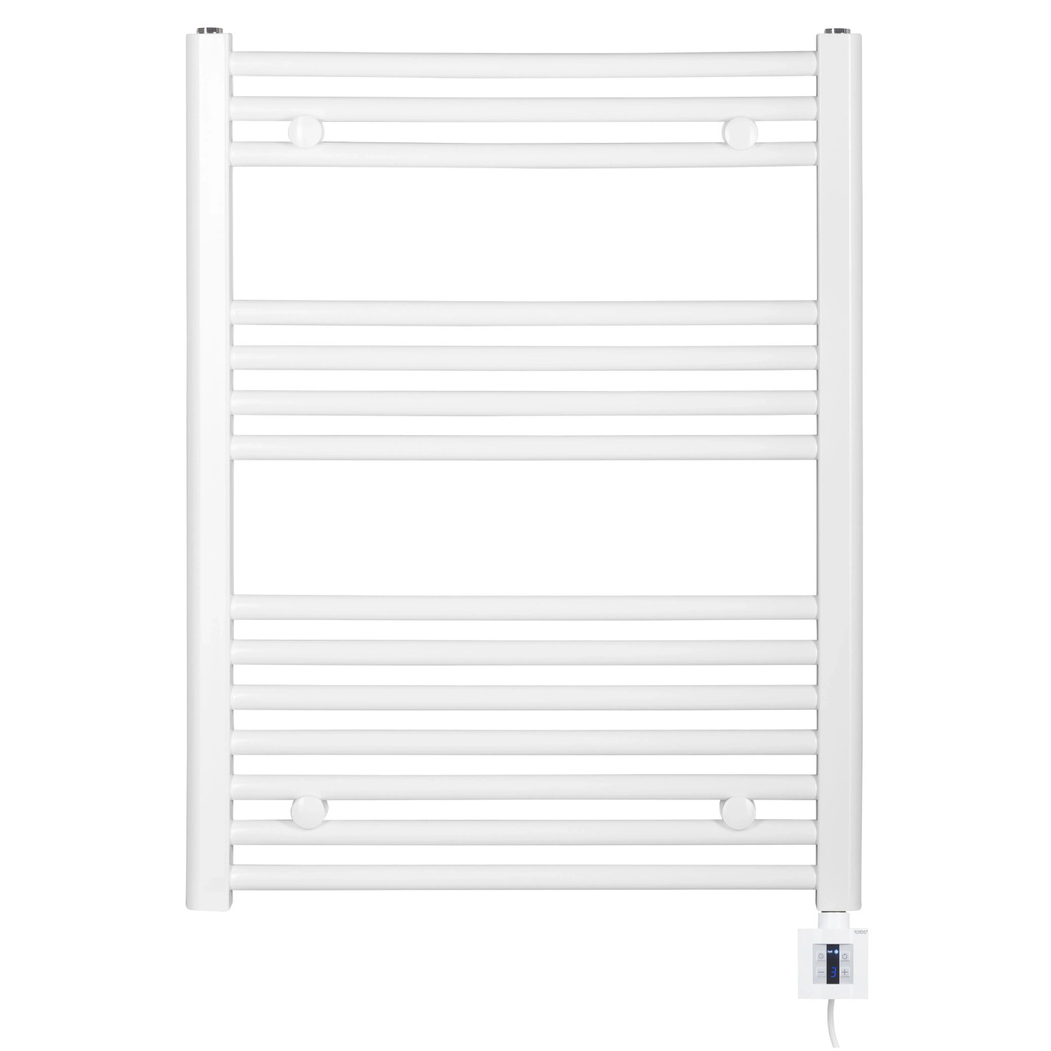 anapont Elektrischer Weiß Badheizkörper 775x500 Handtuchheizkörper  Badheizung Elektrisch Timer Thermostat Handtuchheizu...