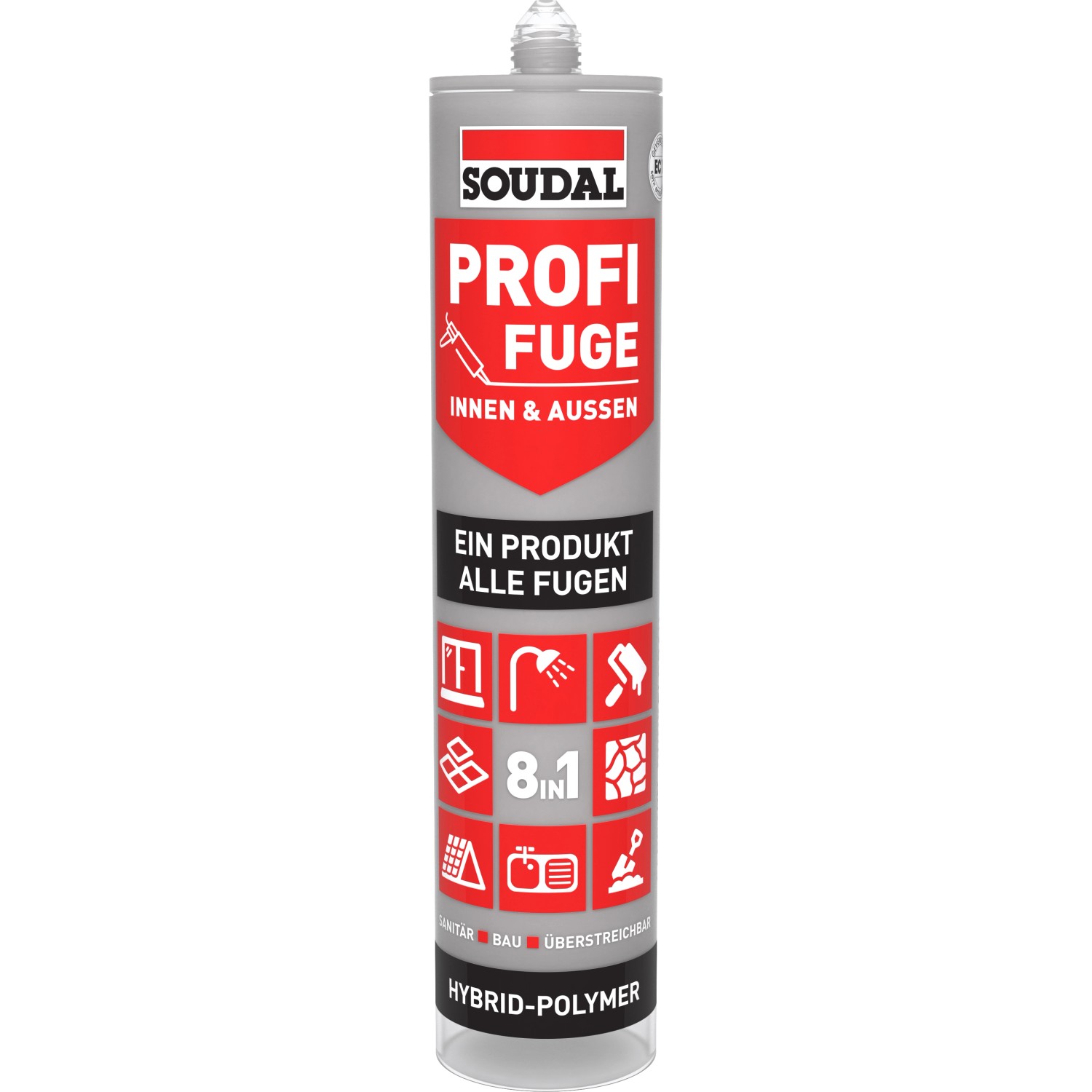 Soudal Dichtstoff Profi-Fuge 8-in-1 Dunkelgrau 280 ml günstig online kaufen