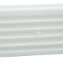Weißes Marley Türgitter (452x92mm) aus Kunststoff für gute Luftzirkulation.