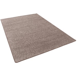 Snapstyle Hochflor Teppich Cottage Taupe, 200x300 cm. Langflor Teppich in Taupe.