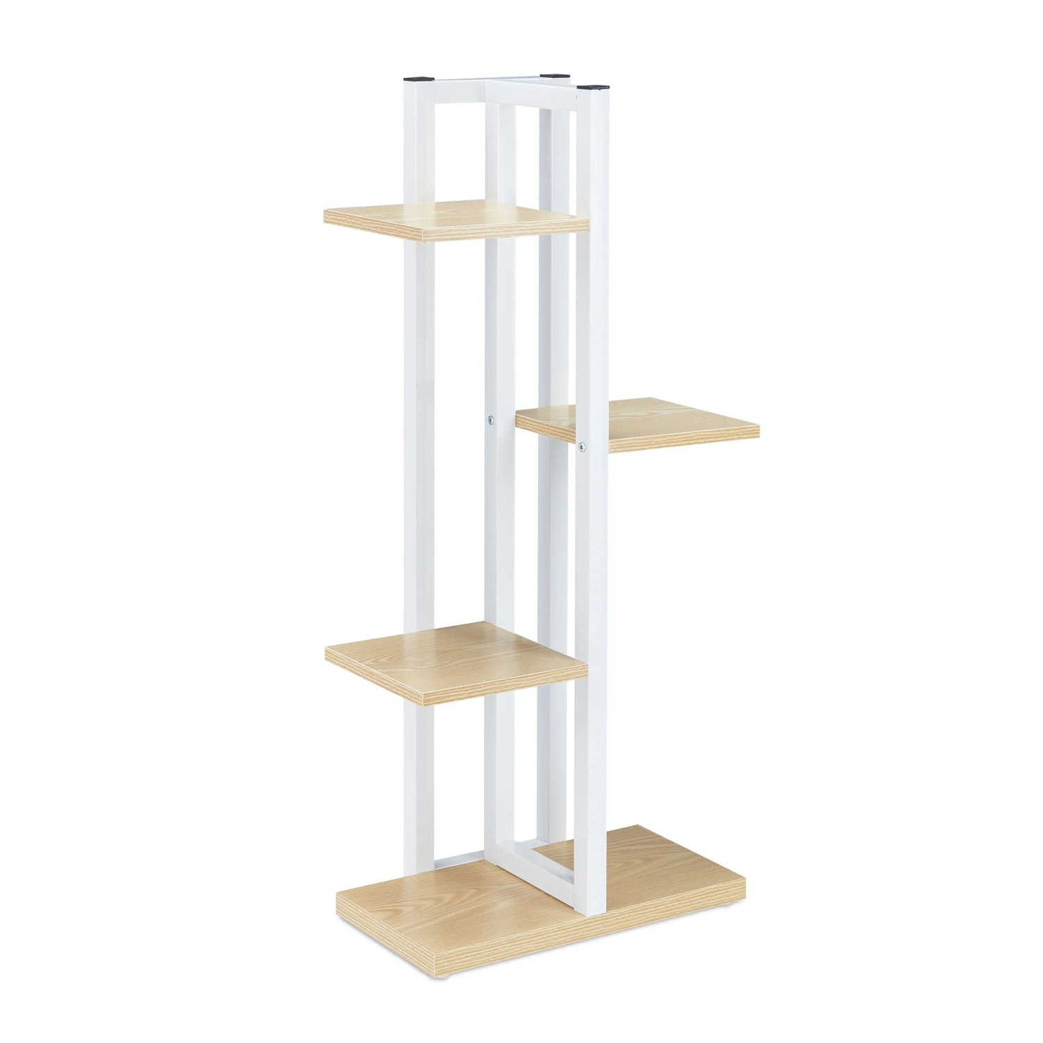 Relaxdays Blumenregal Metall Hellbraun 93 cm x 42,5 cm x 22,5 cm 5 kg