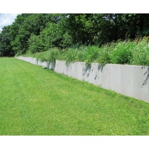 Diephaus L-Stein unbewehrt, grau, als Böschungsbefestigung im Garten. Ideal für Einfassungen.