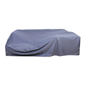 Graue Abdeckhaube für Rattan Gartenlounge California/Queens Gartenmöbel.