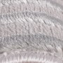 Detailaufnahme: Ayyildiz Kurzflorteppich Sahara 1114, silberfarben, weicher Flor.