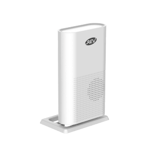 Weißer REV Ritter Funk-Gong Orchestra V mit 150 m Reichweite für Türklingel-Systeme.