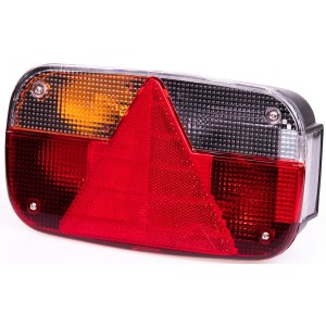 Stema Rückleuchte Multipoint III links, ca. 24x24 cm, für Autoanhänger.