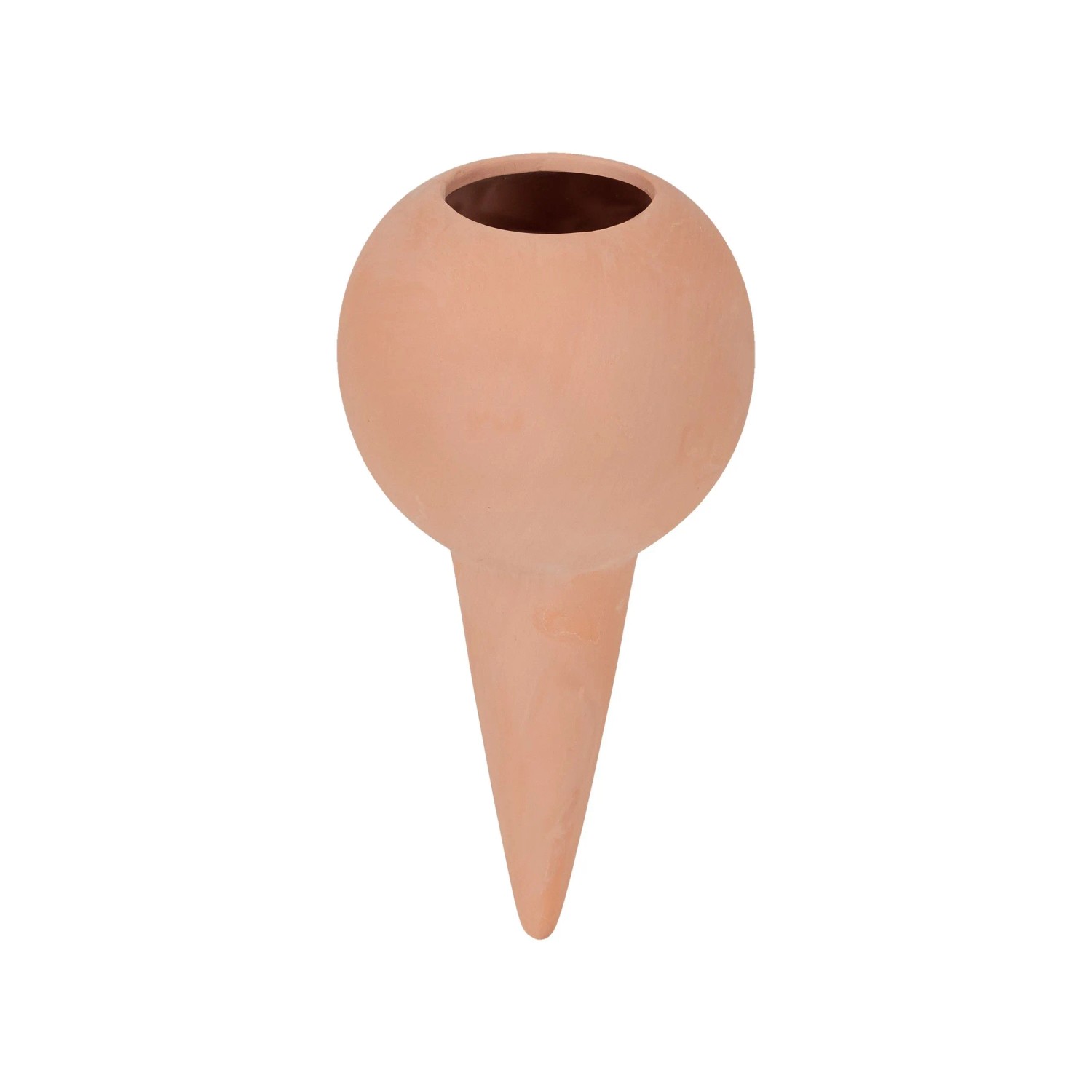 Relaxdays Tonkegel 4er Set Keramik Terrakotta Wasserdurchlässig 18 cm x 9 cm