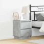 vidaXL Nachttisch mit Betongrau 39 x 34,5 x 50 cm Holzwerkstoff 869616_2
