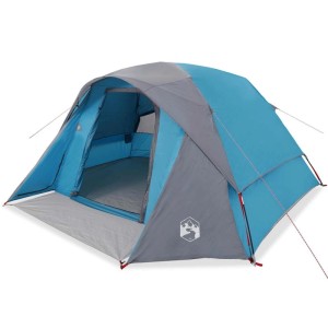 vidaXL Campingzelt 4 Personen Blau Wasserdicht 4009559