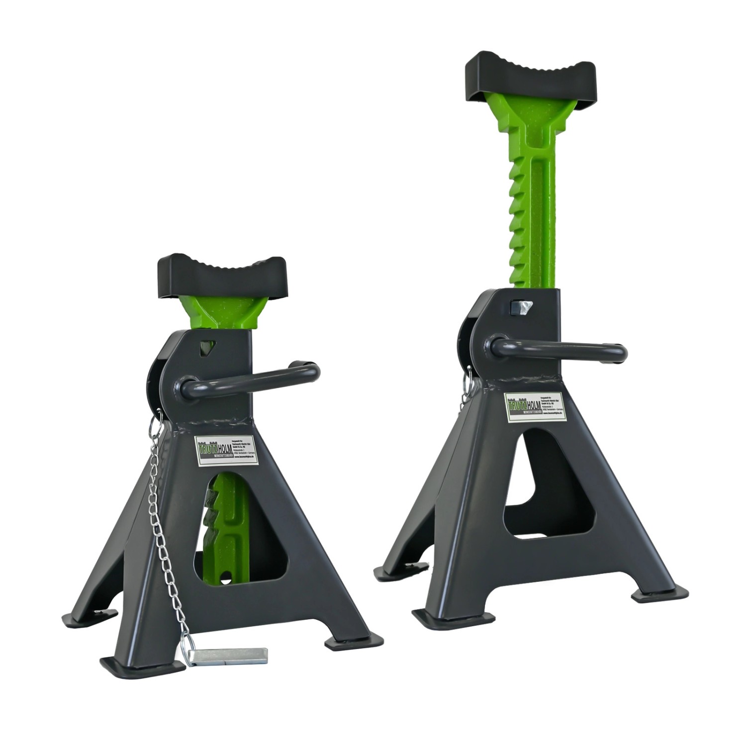 TRUTZHOLM Unterstellbock 2 Stück 3 Tonnen Traglast Pro Stütze Höhe Von 300 Bis 430 mm