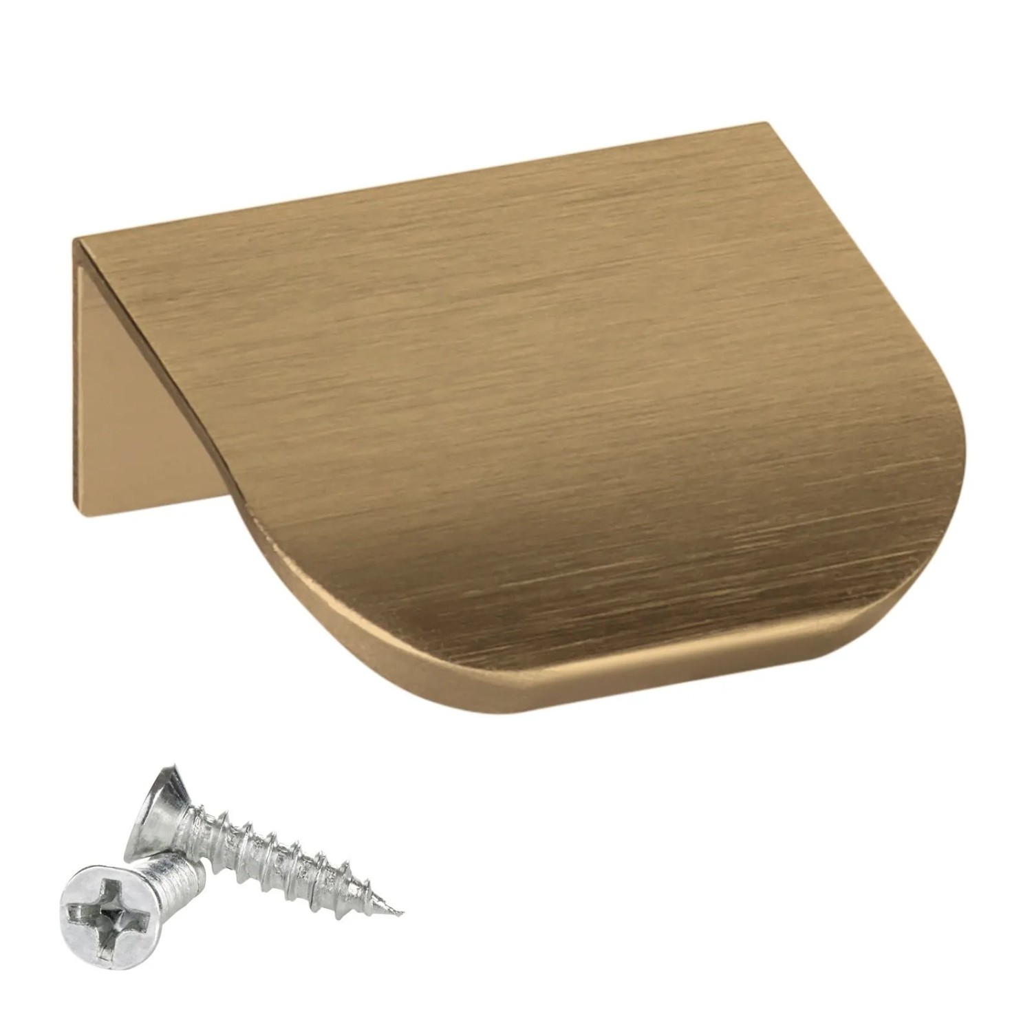 SOTECH Griffleiste BLANKETT TOMMY 40 x 18 x 42 mm Aluminium Messingoptik Gebürstet