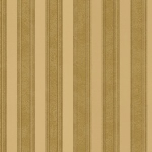 Gestreifte Vliestapete in Beige und Gold für Wohn- und Esszimmer. Dekorative Vinyltapete mit goldenen Streifen.