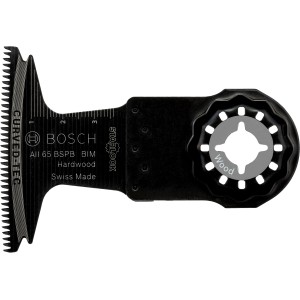 Bosch Tauchsägeblatt AII 65 BSPB für Hartholz, 65mm, Zubehör für Multifunktionswerkzeuge.