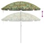 vidaXL Sonnenschirm mit Tarnmuster, 161x161x193cm, ideal für Strand und Garten.
