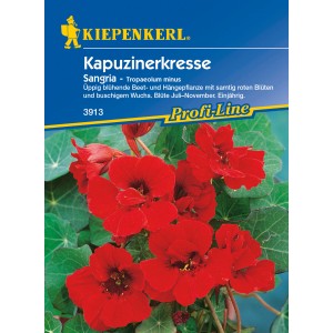 Kiepenkerl Kapuzinerkresse Sangria Rot: Samen für rot blühende, pflegeleichte Blumen.