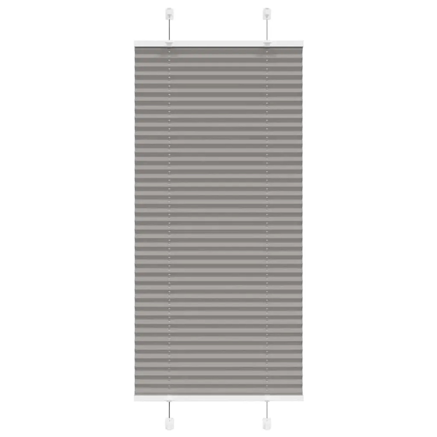 vidaXL Plissee Anthrazit 65x150 cm Stoffbreite 64,4 cm Polyester 4015085 günstig online kaufen