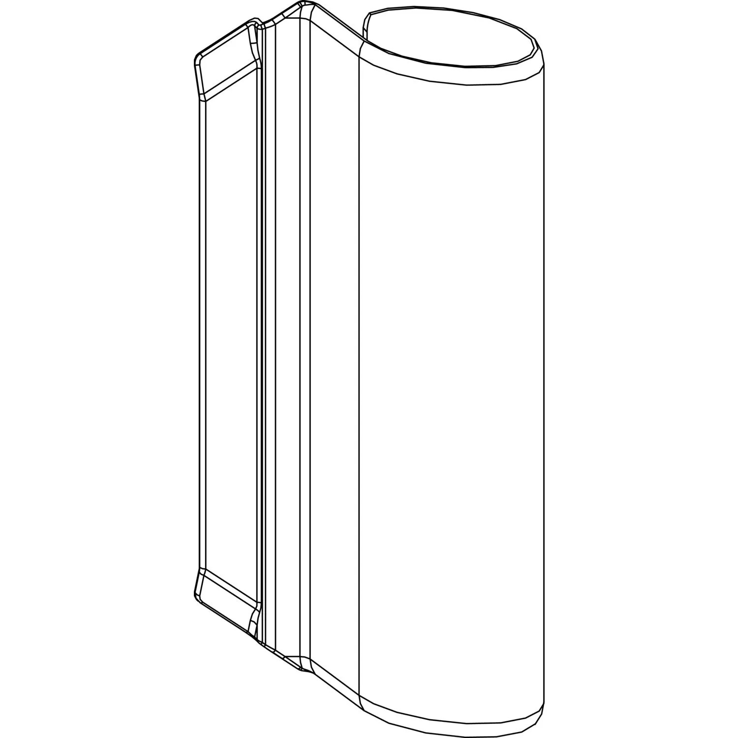 Maco Abdeckung Abdeckkappe für Bandwinkel Fensterbeschlag As/Pvc Silber