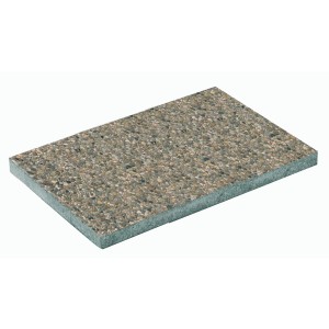 Diephaus Waschbetonplatte 60 cm x 40 cm x 4 cm Rheinkies