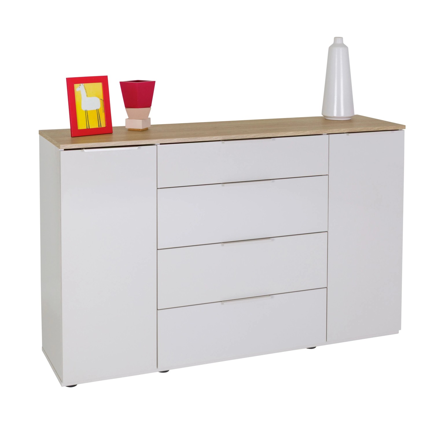 Mömax Sideboard Macchiato Eichefarben/Kaschmir