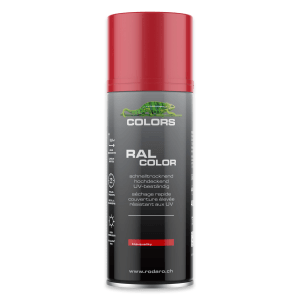 COLORS Sprühlack RAL3020 Verkehrsrot Glanz, 400ml Dose.