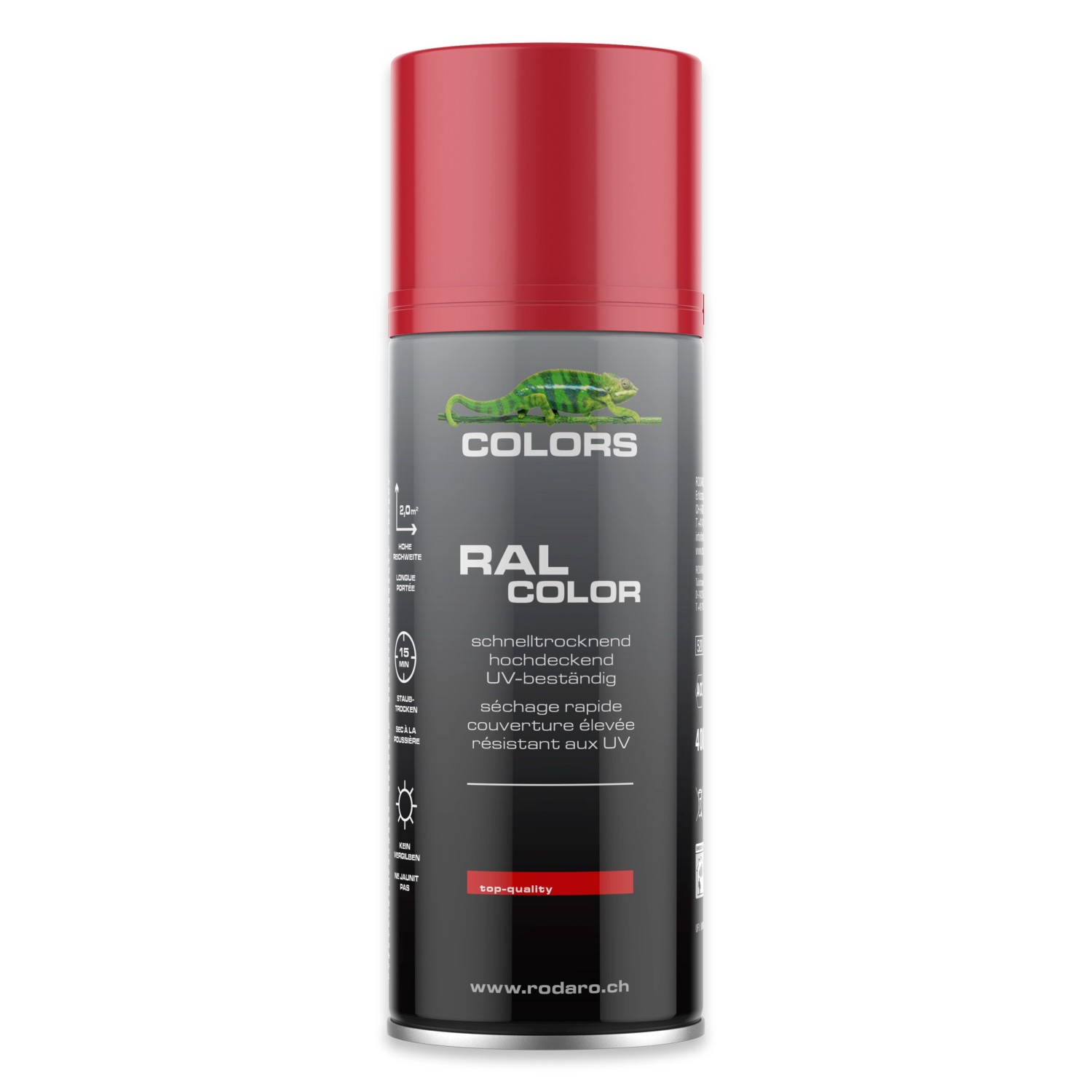 COLORS Sprühlack 400ml RAL3020 Verkehrsrot Glanz