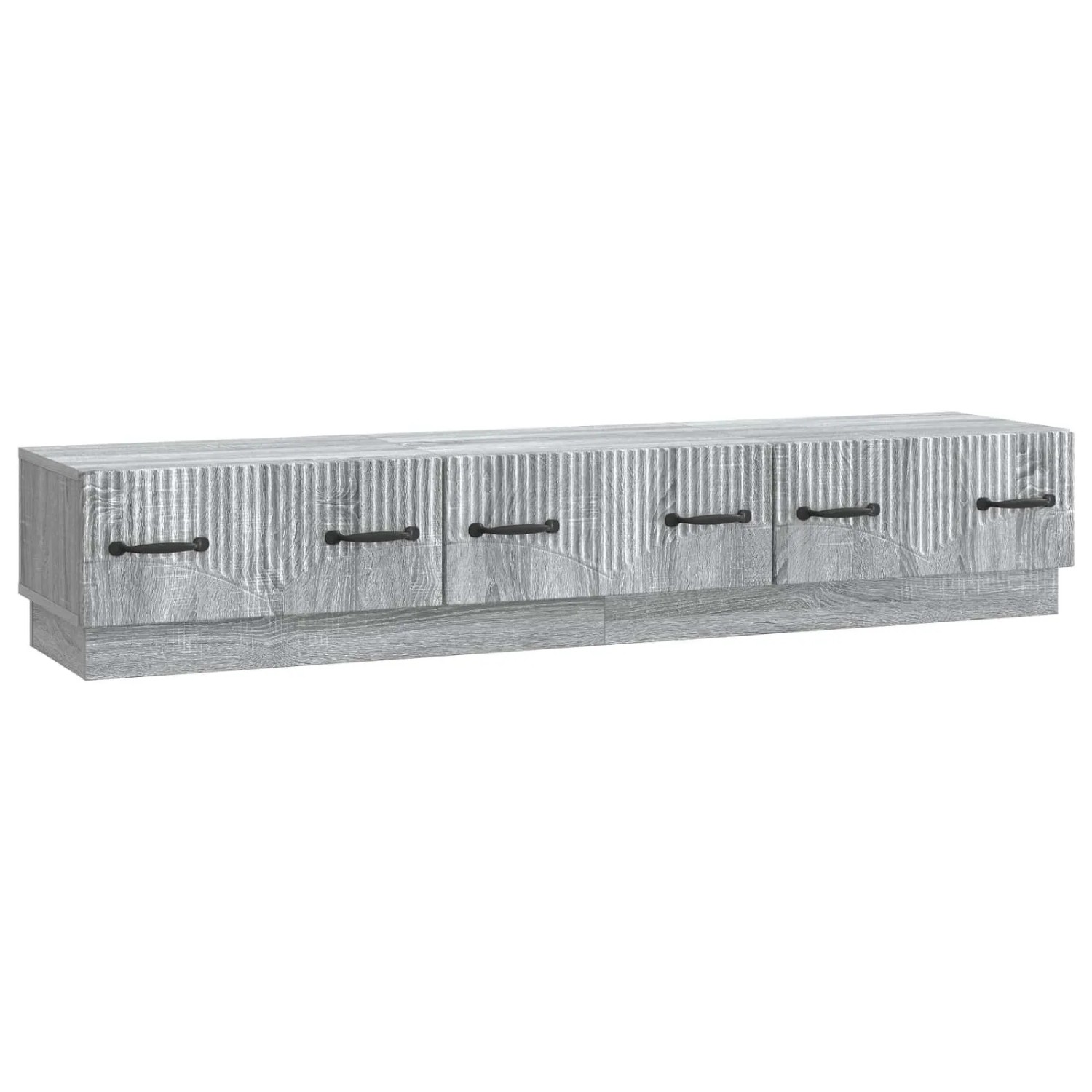 vidaXL TV-Schränk Graues Sonoma 147 x 34,5 x 27 cm Holzwerkstoff 895401