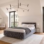 Juskys Polsterbett Nizza 140 x 200 cm mit Bettkasten & LED Beleuchtung in Dunkelgrau_3