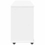 vidaXL Rollschrank Mit Rad Weiß 100 x 39 x 65,5 cm Massivholz Kiefer 42028385_6