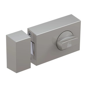 Basi Türzusatzschloss KS 500, silberfarben, mit Drehknauf. Sicherheit für Ihre Tür.