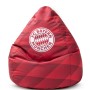 Roter Sitting Point Sitzsack BeanBag FCB VIP mit Bayern München Logo, 220 l.