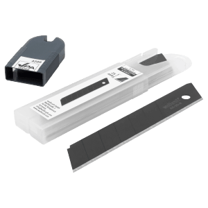 Wolfcraft Pro-Sharp Abbrechklingen, 25mm, 5 Stk. im Set mit Aufbewahrungsbox.